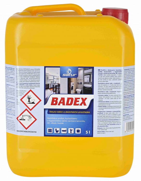 Satur Badex 5l | Čistící, dezinf.prostř., dezodoranty - Dezi. přípravky Satur Badex 5l | Čistící, dezinf.prostř., dezodoranty - Dezi. přípravky